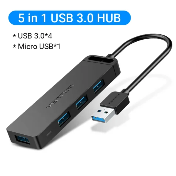 Vention-USB-Hub-3-0-Multi-USB-Splitter-4-USB-Port-3-0-2-0-with-3.webp 4 Port USB 3.0 Hub Multi Splitter Expansion Fast Speed Desktop PC Laptop Adapter