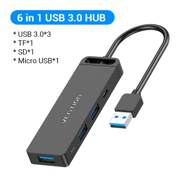 Vention-USB-Hub-3-0-Multi-USB-Splitter-4-USB-Port-3-0-2-0-with-4.webp 4 Port USB 3.0 Hub Multi Splitter Expansion Fast Speed Desktop PC Laptop Adapter