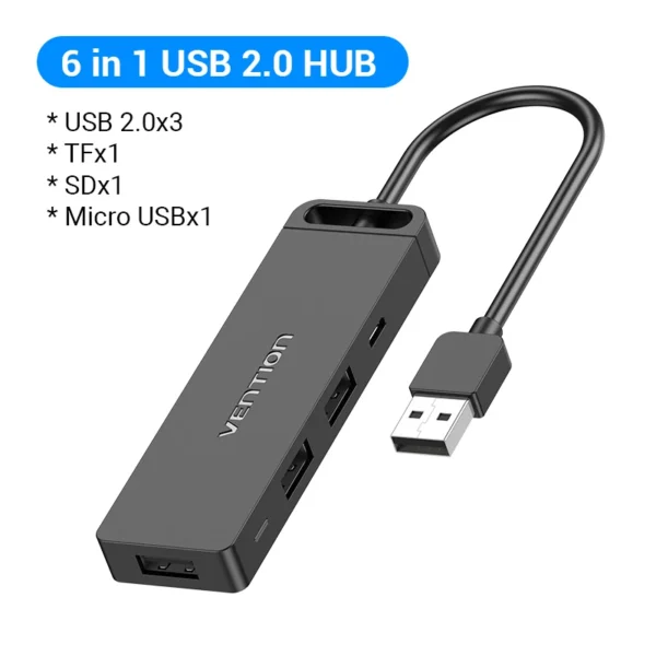 Vention-USB-Hub-3-0-Multi-USB-Splitter-4-USB-Port-3-0-2-0-with-5.webp 4 Port USB 3.0 Hub Multi Splitter Expansion Fast Speed Desktop PC Laptop Adapter
