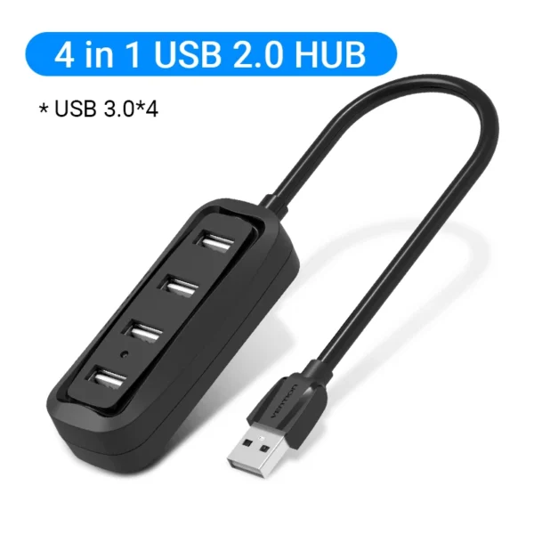 Vention-USB-Hub-3-0-Multi-USB-Splitter-4-USB-Port-3-0-2-0-with.webp 4 Port USB 3.0 Hub Multi Splitter Expansion Fast Speed Desktop PC Laptop Adapter