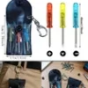 3pcs Mini Screwdriver Keychain Set Portable Pocket Repair Tool Kit-UK