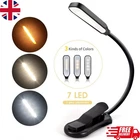 s-l140-1034.webp 7 LED Book Light - USB Rechargeable, 3-Level Adjustable Clip-on Reading Lamp