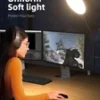 s-l140-1044.webp Weilisi 10.2" Desk Ring Light with Stand, 360° Rotate Desk Lamps for Home Office