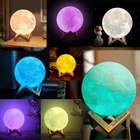 s-l140-1070.webp Night Light 16-Color RGB LED 3D Rechargeable Moon Lamp, Remote Control Dimmable