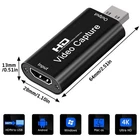 s-l140-114.webp Video Capture Card HDMI To USB HD Recorder For GameLive Streaming Tiktok