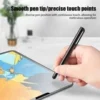 10x STYLUS PENS SCREEN TOUCH RUBBER TIP FOR TABLET ANDROID MOBILE PHONES