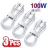 s-l140-1181.webp USB A to USB-C Cable 6A 100W for Android Fast Charger Long Type C Lead 1M 3PCS