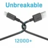 s-l140-1220.webp USB A to Type C Cable Fast Charger Lead 3A For Samsung Mobile Phone