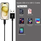 s-l140-1221.webp USB A to Type C Cable Fast Charger Lead 3A For Samsung Mobile Phone