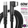 s-l140-1225.webp USB C to USB C Cable 60W PD Fast Charger Type C Lead for iPhone 17 16 15 Samsung