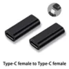 USB-C 3.1 Female to Female Coupler Adapter Connector for Phones Laptop Tablet