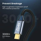 USB-C Extension Cable 100W Fast Charge 10Gbps 4K Type-C Male to Female UK