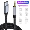 s-l140-1250.webp Aux Cable USB-C Type C to 3.5mm Samsung iPhone For Car Stereo Audio Adapter UK