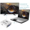 HDMI To VGA HD 1080P HDTV Video Audio Converter Box Adapter For PC uk
