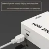 HDMI To VGA HD 1080P HDTV Video Audio Converter Box Adapter For PC uk