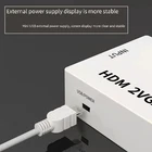 HDMI To VGA HD 1080P HDTV Video Audio Converter Box Adapter For PC uk