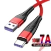 s-l140-1297.webp Heavy Duty USB A-Type C Charging Cable Braided Fast Phone Charger Long Lead uk