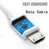 s-l140-1338.webp Micro USB Fast Charging Cable 2.4A V8 Android Data Sync Charger Lead 1m 1.5m 2m