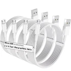 s-l140-1340.webp Micro USB Fast Charging Cable 2.4A V8 Android Data Sync Charger Lead 1m 1.5m 2m