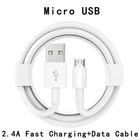 s-l140-1344.webp Micro USB Fast Charging Cable 2.4A V8 Android Data Sync Charger Lead 1m 1.5m 2m