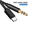 s-l140-1364.webp Aux Cable USB C Type C to 3.5mm Samsung iPhone For Car Stereo Audio Adapter Jack