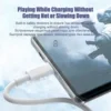 s-l140-1385.webp USB A to USB-C Cable 6A 100W for Android Fast Charger Long Type C Lead 1M 2M UK