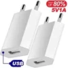 s-l140-1440.webp EU 2 Pin USB Wall Charger Plug Adapter for iPhone Samsung – Europe Travel Use