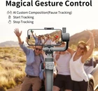 TOALLIN 3-Axis Smartphone Gimbal Stabilizer AI Tracking Foldable & Portable NEW