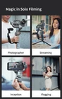 TOALLIN 3-Axis Smartphone Gimbal Stabilizer AI Tracking Foldable & Portable NEW