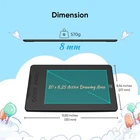 XPPen Deco 01 V3 Drawing Tablet 8 Shortcut Keys 16384 Levels Stylus 10 x 6 inch