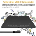 XPPen Deco 01 V3 Drawing Tablet 8 Shortcut Keys 16384 Levels Stylus 10 x 6 inch