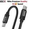 s-l140-1571.webp Type C to Type C Cable PD 60W Fast Charge Braided USB Lead LED 2M 3M For Samsung