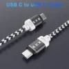 s-l140-1574.webp Type C to Type C Cable PD 60W Fast Charge Braided USB Lead LED 2M 3M For Samsung