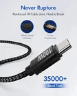 s-l140-1584.webp Type C to Type C Cable PD 60W Fast Charge Braided USB Lead LED 2M 3M For Samsung