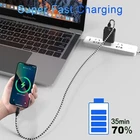 s-l140-1586.webp Type C to Type C Cable PD 60W Fast Charge Braided USB Lead LED 2M 3M For Samsung
