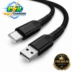 s-l140-1599.webp HeavyDuty USB to Type C Charging Cable Fast Phone Charger Long 25cm 1m 2m 3m UK