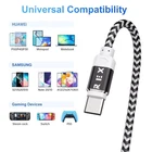 s-l140-1623.webp Heavy Duty Type C to Type C Cable Fast Charge PD 60W Braided USB C Cables Lead