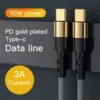 s-l140-1625.webp Heavy Duty Type C to Type C Cable Fast Charge PD 60W Braided USB C Cables Lead