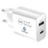 s-l140-1646.webp EU 2 Pin USB + PD Plug Adapter Travel Fast Charger Europe Adaptor iPhone Samsung