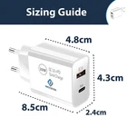 s-l140-1652.webp EU 2 Pin USB + PD Plug Adapter Travel Fast Charger Europe Adaptor iPhone Samsung