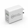 UK to EU or USA 2 Pin USB + PD Plug Adapter Travel Fast Charger Adaptor