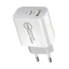 UK to EU or USA 2 Pin USB + PD Plug Adapter Travel Fast Charger Adaptor