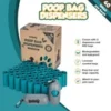 s-l140-1698.webp Petlicity 600 Leak Proof Dog Poop Bags with Dispenser 40 Roll Pack
