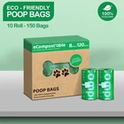 Large Biodegradable Dog Poop Bag Pet Poo Waste Bags High Quality Heavy Duty