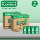 Large Biodegradable Dog Poop Bag Pet Poo Waste Bags High Quality Heavy Duty