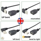 s-l140-173.webp USB 2.0 Angle 90 Degree Extension Cable Male to Female Adapter Cord Data Sync UK