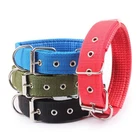 s-l140-1765.webp Solid Nylon Dog Collar Adjustable for Small Medium Large Dogs