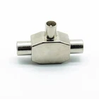 PRO METAL 2 Way COAX TV Aerial Cable Splitter 1 x FEMALE to 2 x MALE