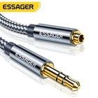 3.5mm Audio Aux Extension Cable Male to Female Jack Headphone Adapter Cord uk