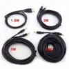 s-l140-1819.webp Male to Male Black 3.5mm jack audio stereo Extension Lead for Mobiles,PC,Car UK
